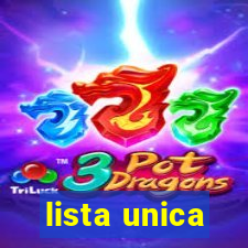 lista unica